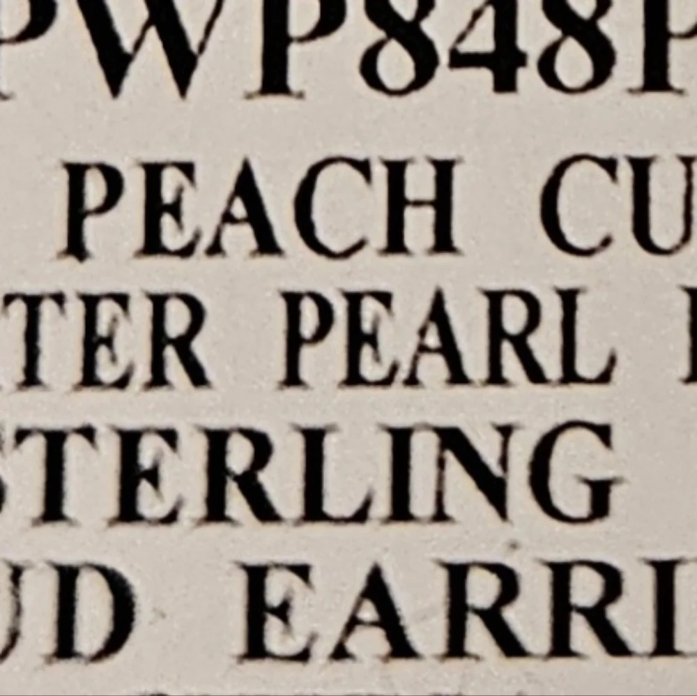 12-13mm Peach Cultured Freshwater Pearl earrings - Picture 2 of 5